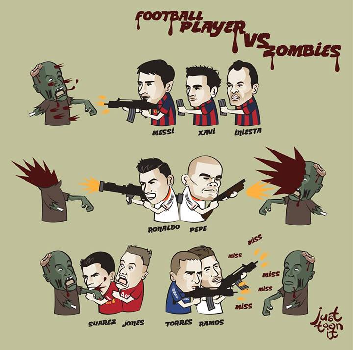 Football player VS Zombies