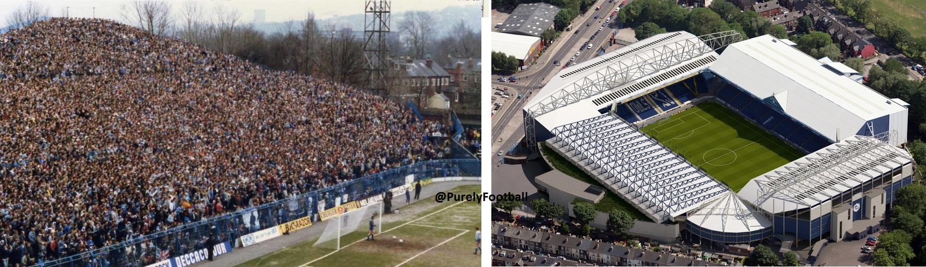 گزارش تصویری: از گذشته تا به حال استادیوم های فوتبال