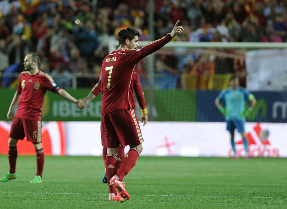 آلوارو موراتا پس گلزنی  برای تیم ملی  اسپانیا: می توانم از این هم بهتر شوم