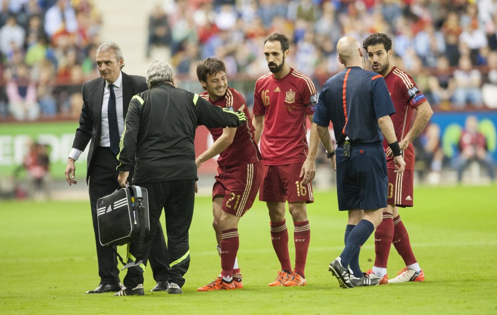 فوری: مصدومیت سیلوا و موراتا در جریان بازی اسپانیا - لوکزامبورگ