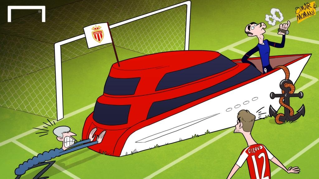کاریکاتور روز: شکست ناباورانه آرسنال در لیگ قهرمانان اروپا
