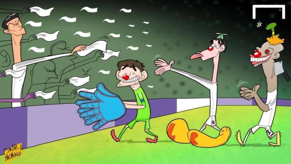کاریکاتور روز: اعتراض کریستیانو رونالدو و هواداران رئال مادرید پس از دیدار برابر شالکه
