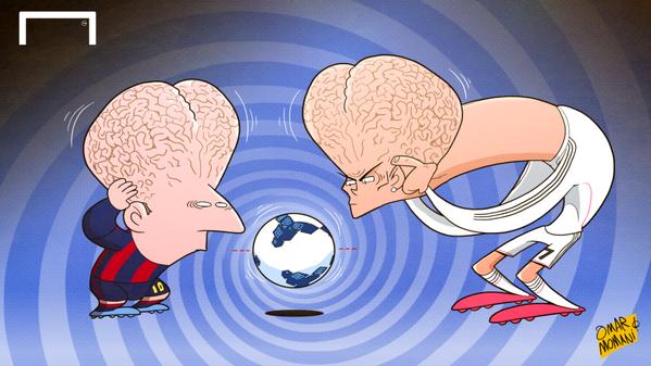 کاریکاتور روز: جدال دوباره مسی و رونالدو در ال کلاسیکو