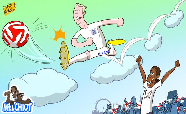 کاریکاتور روز: آغاز دوران هری کین در تیم ملی انگلستان