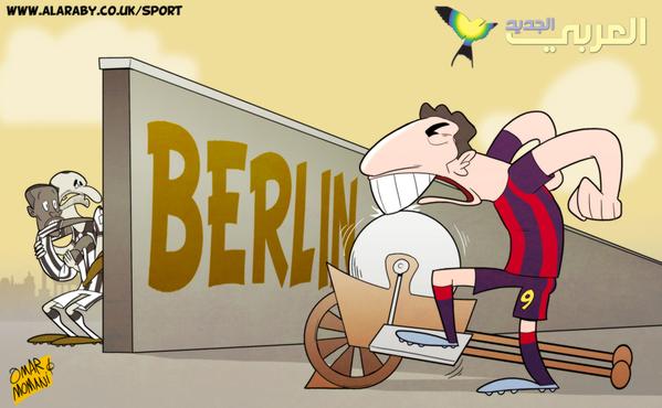 کاریکاتور روز: دندان تیز کردن سوارز برای فینال برلین