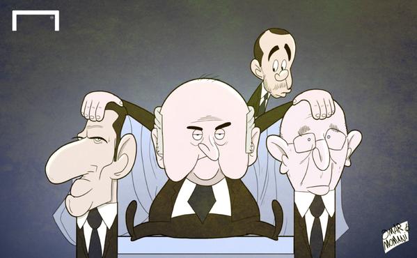 کاریکاتور روز: استعفای فیگو برای ریاست دوباره بلاتر بر فیفا!