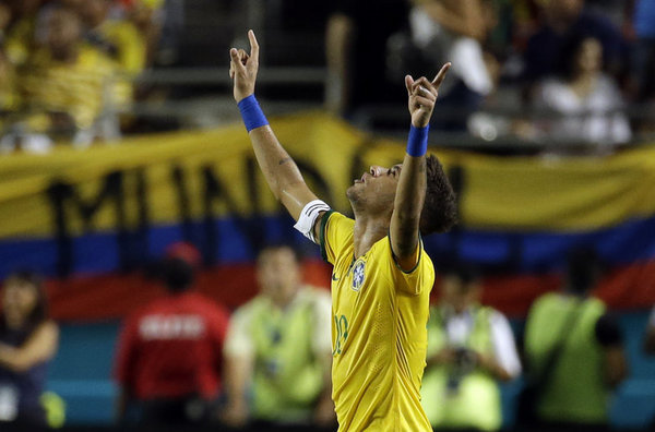 برزیل 1 - 0  کلمبیا؛ سوپر گل نیمار با بازوبند کاپیتانی در شب ملاقات دوباره با زونیگا