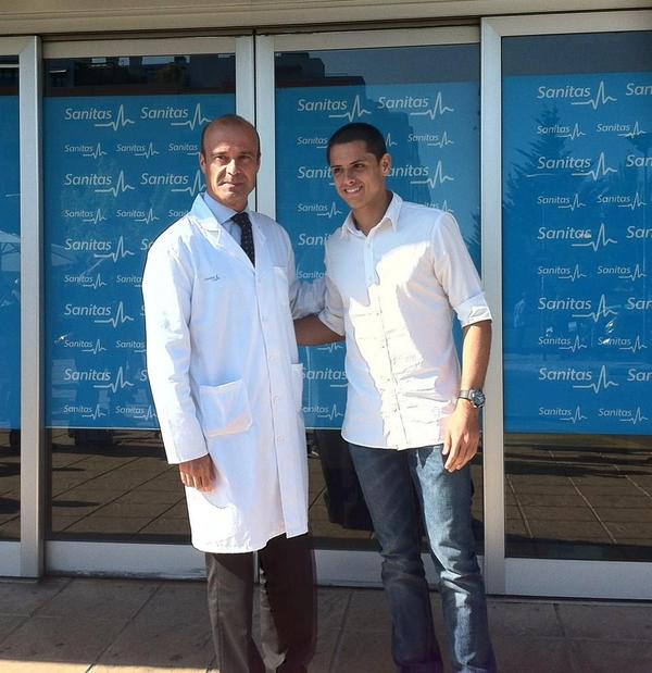 عکس روز: حضور چیچاریتو در تست های پزشکی باشگاه رئال مادرید