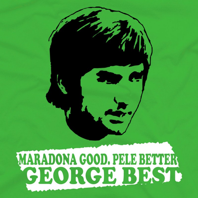 maradona good pele better george is best