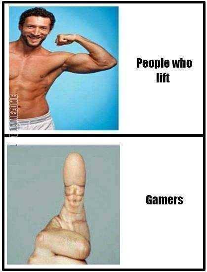 lifter vs gamer