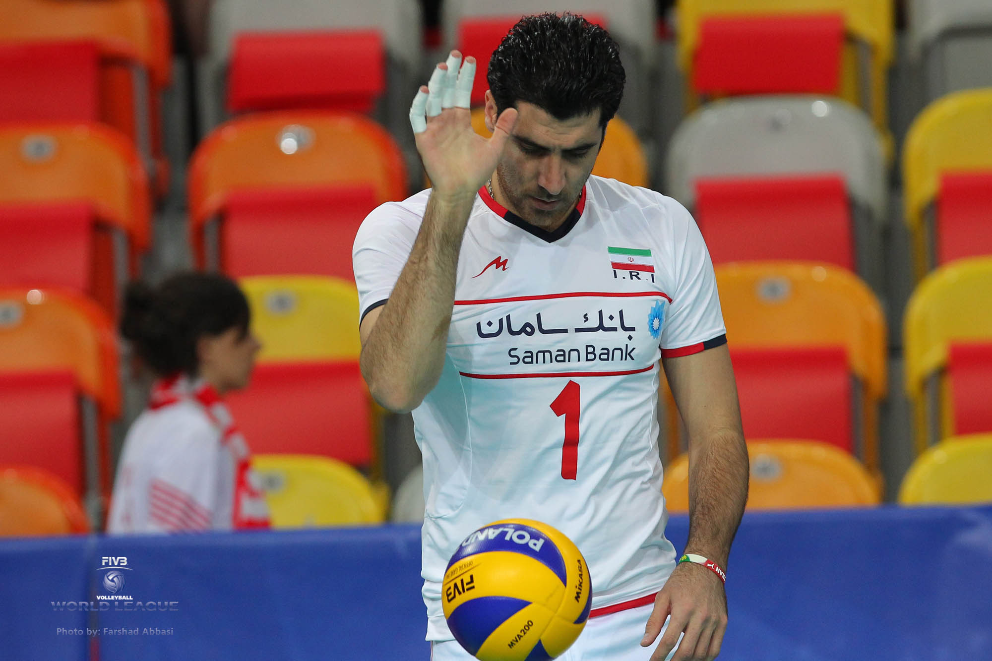 والیبال انتخابی المپیک ریو 2016؛ محمودی امتیاز آورترین بازیکن بازی ایران و چین