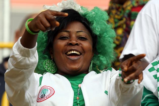 تصویر هواداران نیجریه